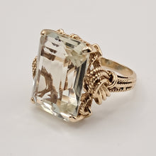 Load image into Gallery viewer, Vintage 14ct Gold Citrine Dress Ring