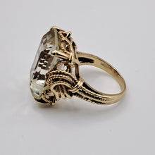 Load image into Gallery viewer, Vintage 14ct Gold Citrine Dress Ring
