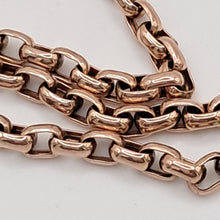 Load image into Gallery viewer, Antique 9ct Rose Gold Longuard Chain Necklace