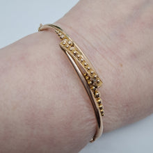 Load image into Gallery viewer, Antique 9ct Gold Beaded Bracelet