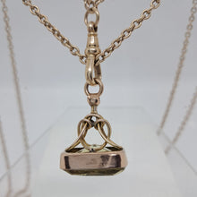 Load image into Gallery viewer, Antique 9ct Gold Citrine Fob Pendant