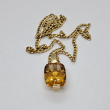Load image into Gallery viewer, Vintage 9ct Gold Citrine Pendant