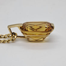 Load image into Gallery viewer, Vintage 9ct Gold Citrine Pendant