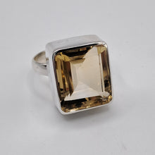 Load image into Gallery viewer, Sterling Silver Citrine Ring
