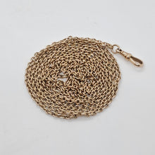 Load image into Gallery viewer, Antique 9ct Gold Longuard Chain Necklace
