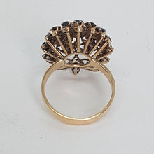 Load image into Gallery viewer, Vintage 14ct Gold Sapphire Dress Ring