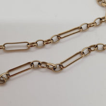Load image into Gallery viewer, Vintage 9ct Gold T-Bar Necklace