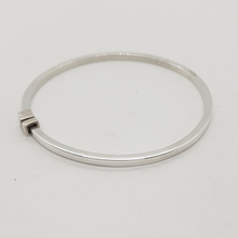 Load image into Gallery viewer, Handmade Large Sterling Silver Bangle by Yulan