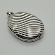 Load image into Gallery viewer, Antique Sterling Silver Sliding Locket.