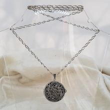 Load image into Gallery viewer, Sterling Silver Marcasite Watch Pendant