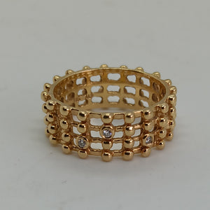 14ct Gold Diamond Band Ring