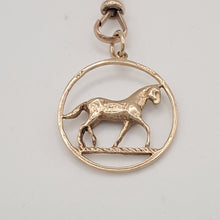 Load image into Gallery viewer, 9ct Gold Horse with Chain Necklace
