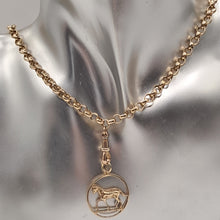 Load image into Gallery viewer, 9ct Gold Horse with Chain Necklace
