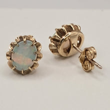Load image into Gallery viewer, 9ct Gold Opal Stud Earrings
