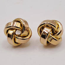 Load image into Gallery viewer, 9ct Gold Large Knot Earrings
