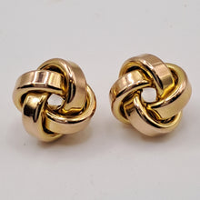 Load image into Gallery viewer, 9ct Gold Large Knot Earrings
