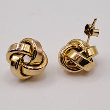Load image into Gallery viewer, 9ct Gold Large Knot Earrings
