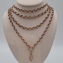 Load image into Gallery viewer, Antique 9ct Rose Gold Longuard Chain Necklace
