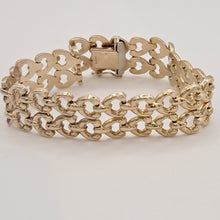 Load image into Gallery viewer, Vintage 9ct Gold Snaffle Bit Bracelet
