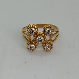 22ct Gold Diamond Ring