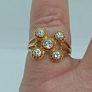 22ct Gold Diamond Ring