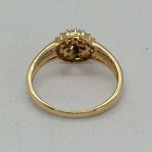 9ct Gold Diamond Cluster Ring