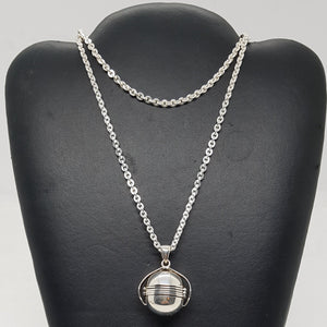 Sterling Silver Ball Locket with Chain