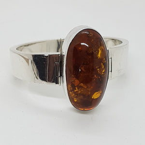 Sterling Silver Amber Bracelet