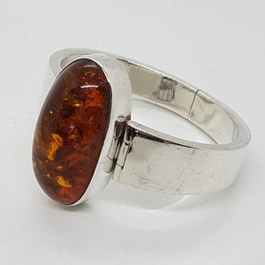 Sterling Silver Amber Bracelet