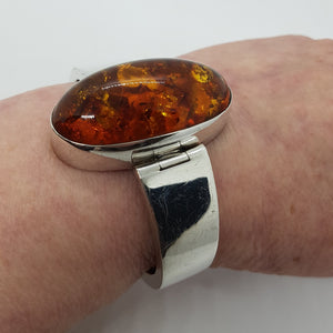 Sterling Silver Amber Bracelet