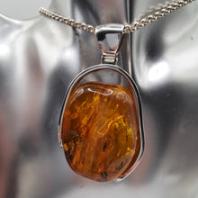 Load image into Gallery viewer, Sterling Silver Baltic Amber Pendant
