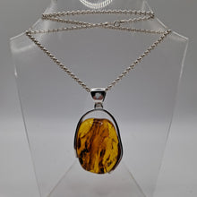 Load image into Gallery viewer, Sterling Silver Baltic Amber Pendant
