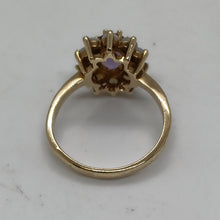 Load image into Gallery viewer, Vintage 9ct Gold Amethyst and Opal Ring
