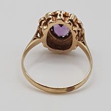 Load image into Gallery viewer, Vintage 9ct Amethyst and Pearl Ring
