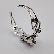 Load image into Gallery viewer, Vintage Sterling Silver Ametrine Amethyst and Citrine Bracelet
