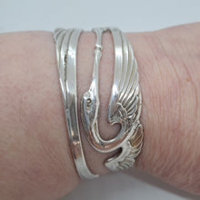 Load image into Gallery viewer, Vintage Sterling Silver Bird Cuff Bracelet
