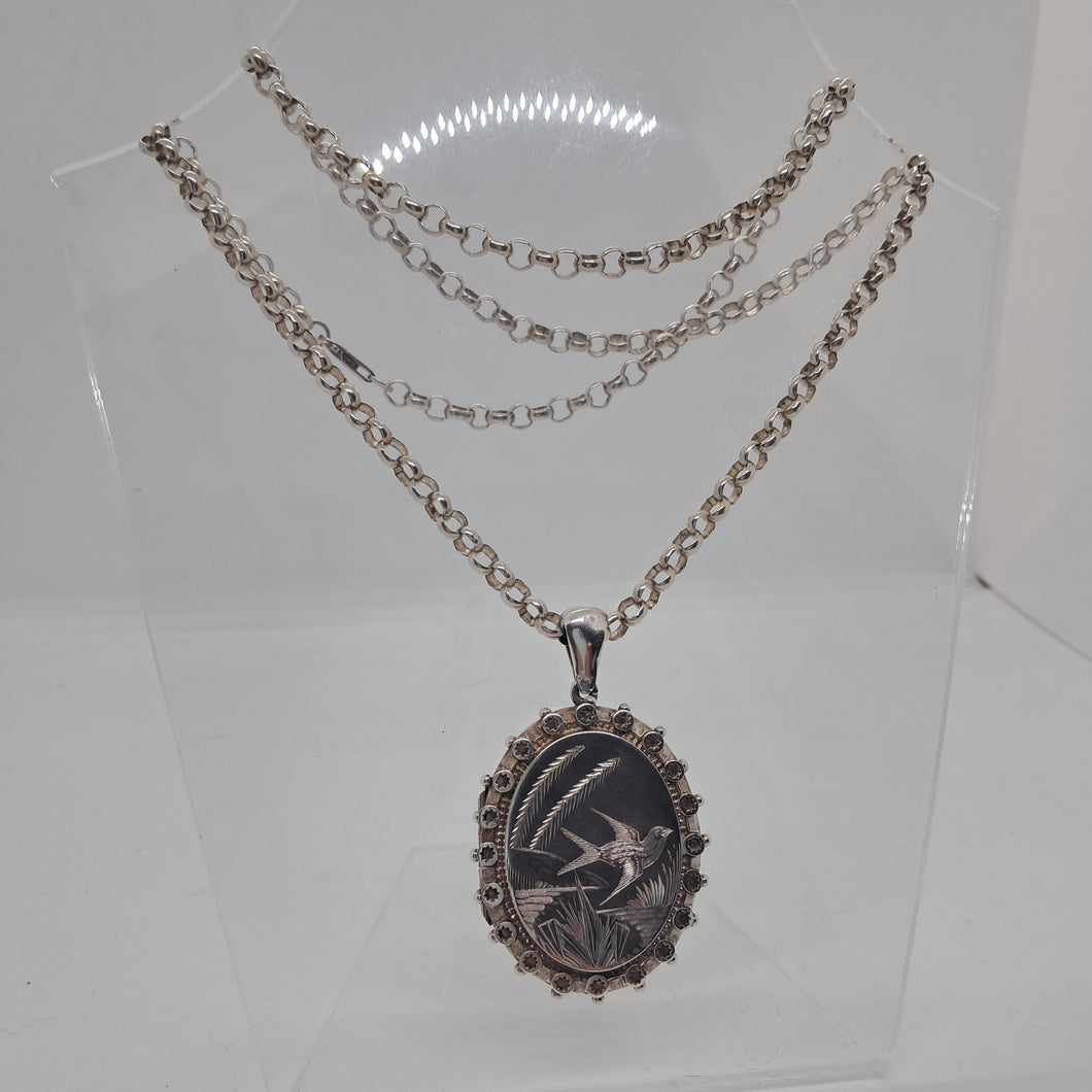 Antique Sterling Silver Locket