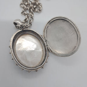 Antique Sterling Silver Locket