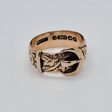 Load image into Gallery viewer, Antique 9ct Gold Buckle Ring
