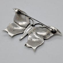 Load image into Gallery viewer, Antique Sterling Silver Butterfly Brooch
