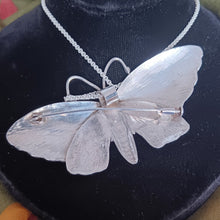 Load image into Gallery viewer, Vintage Sterling Silver Butterfly Pendant/Brooch
