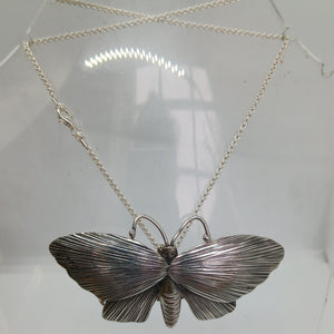 Vintage Sterling Silver Butterfly Pendant/Brooch