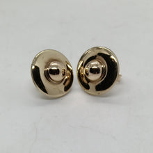 Load image into Gallery viewer, Vintage 9ct Gold Button Stud Earrings
