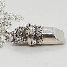 Load image into Gallery viewer, Sterling Silver Cat Whistle Pendant
