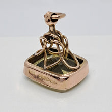 Load image into Gallery viewer, Antique 9ct Gold Citrine Fob Pendant
