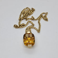 Load image into Gallery viewer, Vintage 9ct Gold Citrine Pendant
