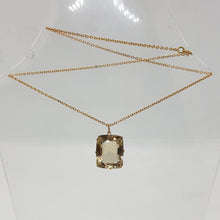 Load image into Gallery viewer, 9ct Gold Large Citrine Pendant
