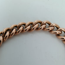 Load image into Gallery viewer, Antique 9ct Gold Curb Link Bracelet
