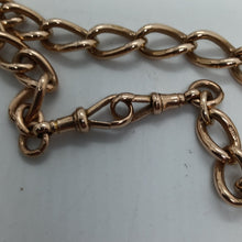 Load image into Gallery viewer, Antique 9ct Gold Fancy Link Double Albert Necklace
