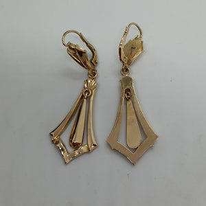 10ct Gold Drop Earrings